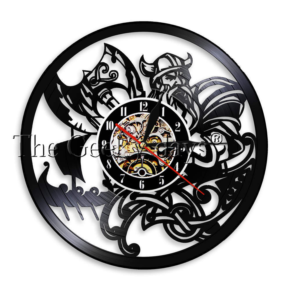 Warrior's Ancient Vinyl Timepiece - Bold & Unique!