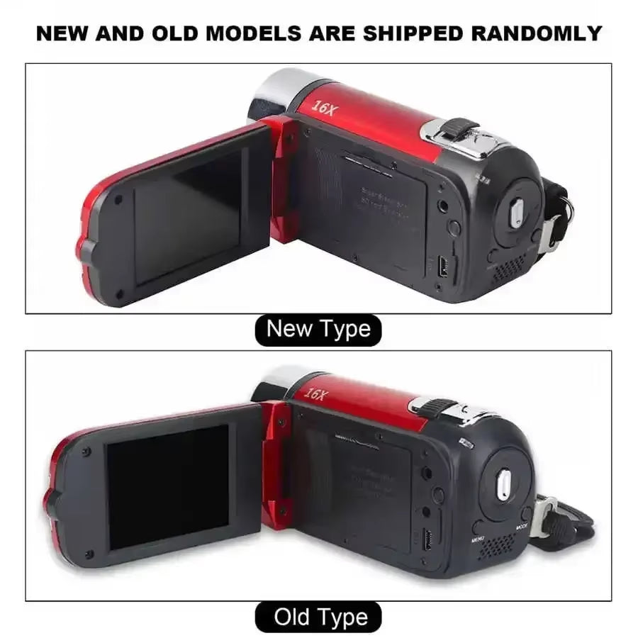 1080P Full HD Digital Camera 270° Rotation DV Video Recorder 2.7Inch Touch Screen Digital Camcorder 16X Digital Zoom CMOS Sensor