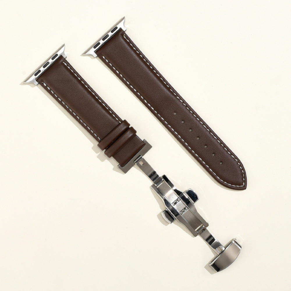 Erleben Sie Vielseitigkeit: Luxuriöses Uhrenarmband aus Rindsleder