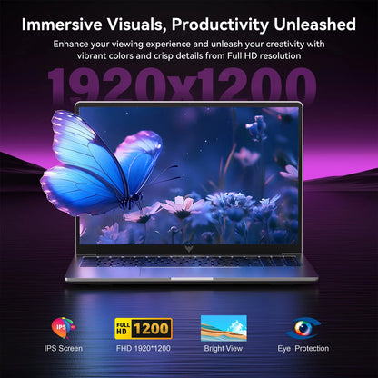 ACEMAGIC AX16 Laptop -  N97, 16-Inch Display, 16GB LPDDR4 RAM, 512GB SSD, Lightweight Business Notebook, Windows 11 Pro