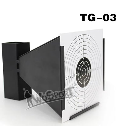 100PCS Hunting Shooting Training Target Paper Slingshot Pistol Rifle Shooting Target Indoor Outdoor Practice Accessories 14X14Cm