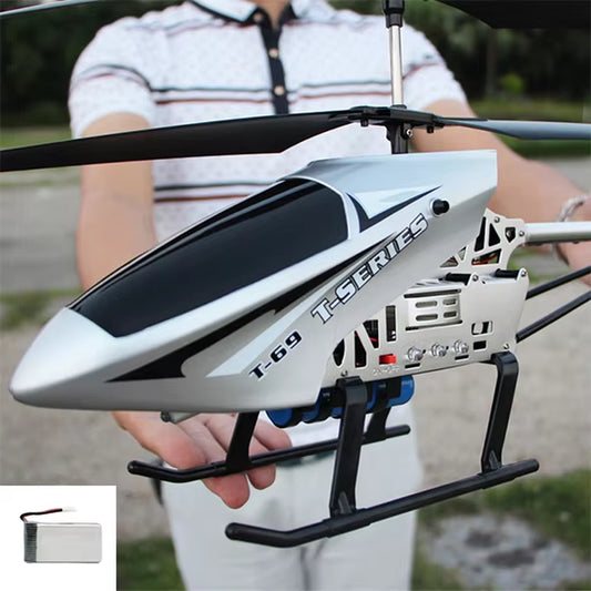 Remote Control RC Helicopter - Durable 80cm Outdoor Drone Toy for Kids, 3.5CH Large Aircraft Model