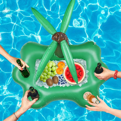 Inflatable PVC Beach Toy and Serving Bar for Pool and Salad Ice Tray