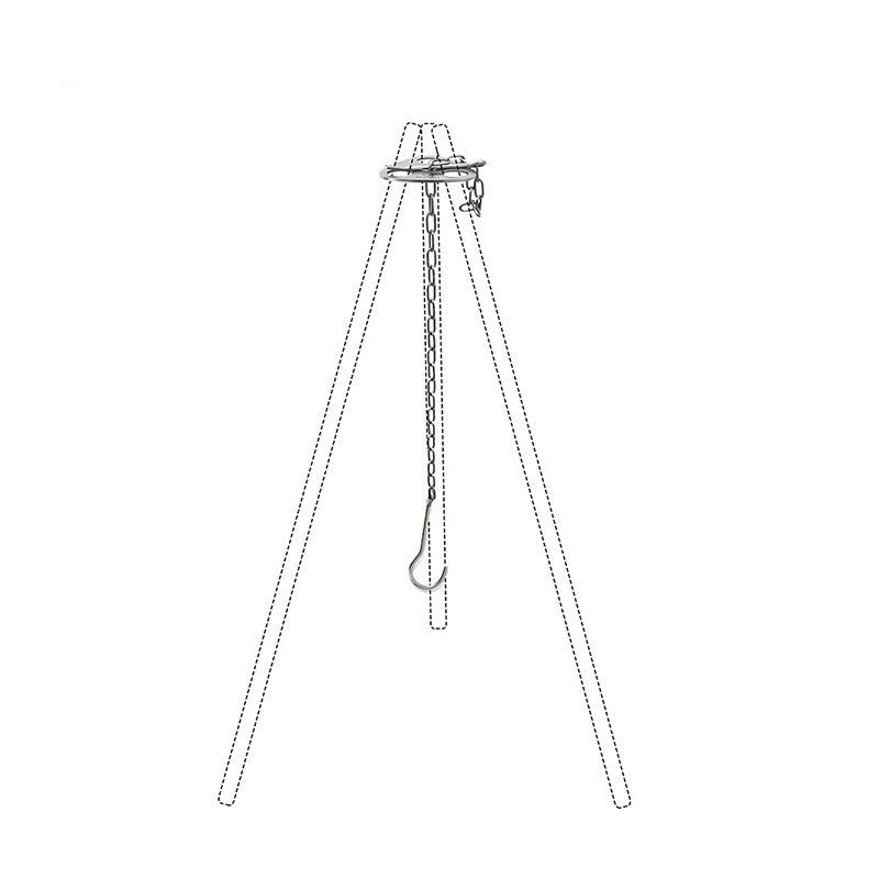 Adventure-Ready Triangle Campfire Support