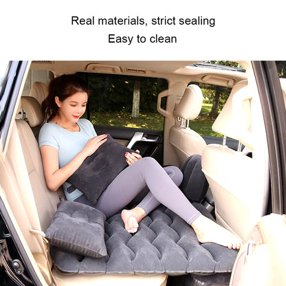 Universal Car Air Inflatable Travel Mattress for Back Seat - Multi-Functional Sofa Pillow and Outdoor Camping Cushion