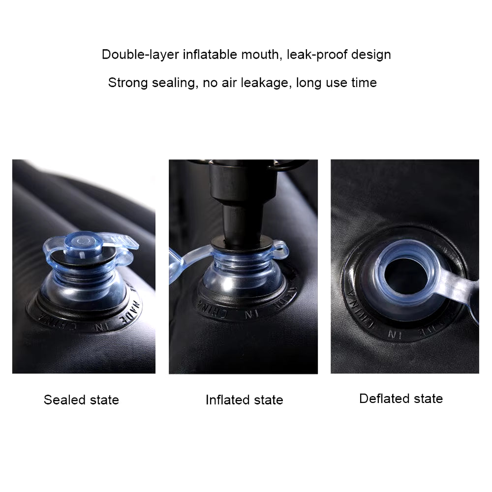 Universal Car Air Inflatable Travel Mattress for Back Seat - Multi-Functional Sofa Pillow and Outdoor Camping Cushion