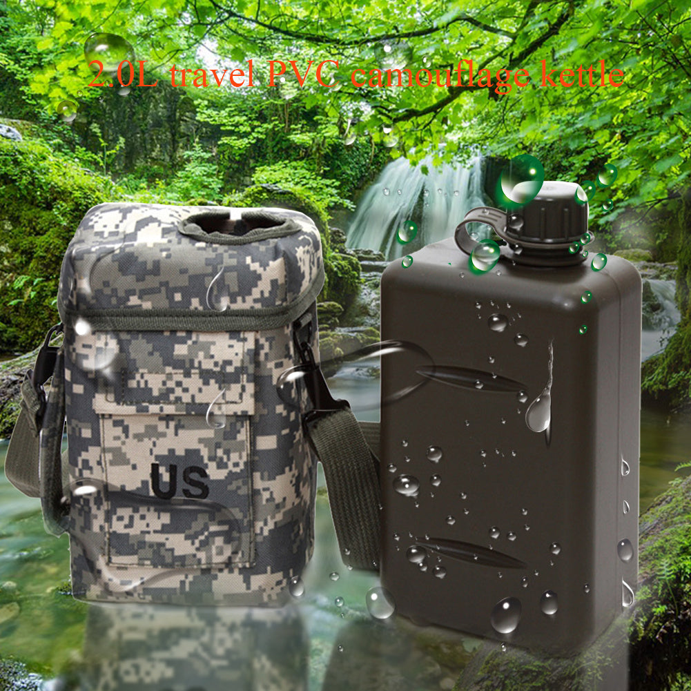 Adventure-Pro 2L Camouflage Travel Kettle