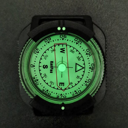 Adventurer's Dynamic Glow Compass Watch