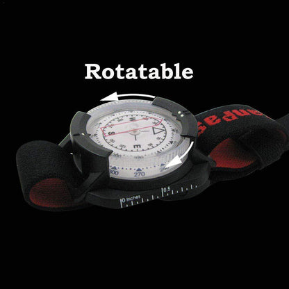 Adventurer's Dynamic Glow Compass Watch
