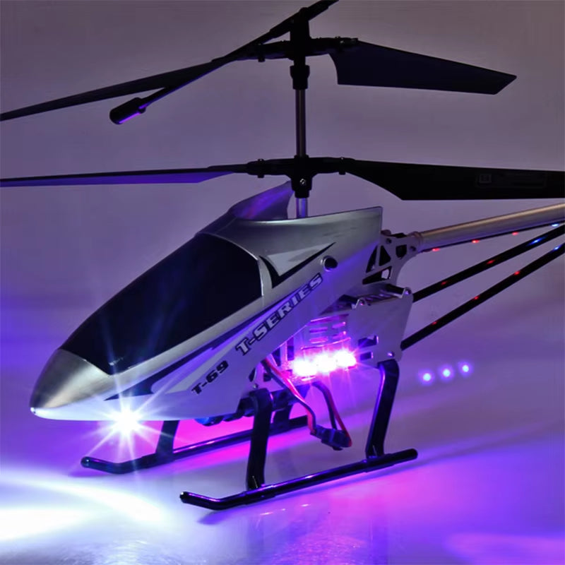 Remote Control RC Helicopter - Durable 80cm Outdoor Drone Toy for Kids, 3.5CH Large Aircraft Model