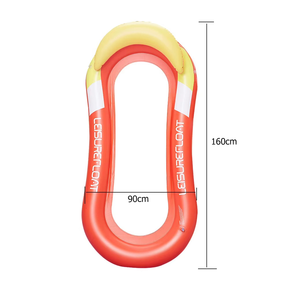 2024 Inflatable Outdoor Foldable Water Hammock and Floating Swimming Pool Mattress for Beach and Recreation Activities