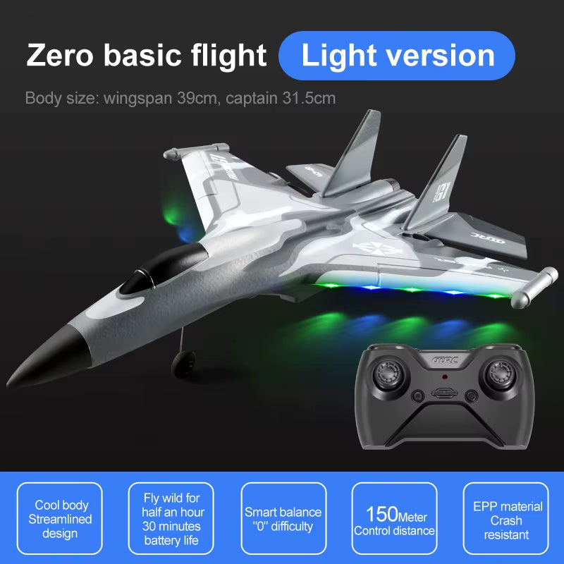 G1 Drone Glider - Professional 3-Channel RC Aircraft with Remote Control and Hand-Throw Capability, Foam Electric Outdoor Airplane for Beginners