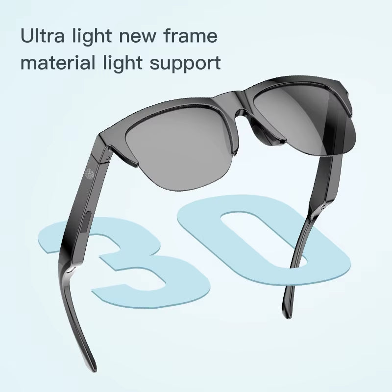 Xiaomi  Smart Sunglasses with Bluetooth Connectivity, Hi-Fi Audio, and UV Protection for Outdoor Sports - Waterproof Design for Men and Women