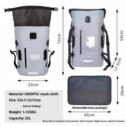 Desbloquea la aventura: mochila impermeable de 32 litros