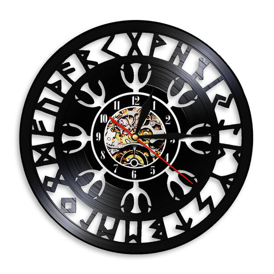 Warrior's Ancient Vinyl Timepiece - Bold & Unique!