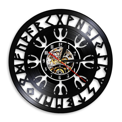 Warrior's Ancient Vinyl Timepiece - Bold & Unique!