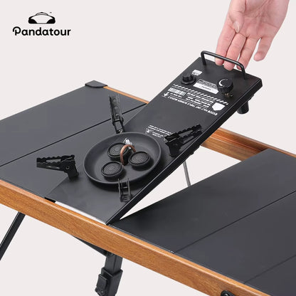 Panda's Portable Heat Blast: The Stove That Packs a Punch for Hungry Hikers!