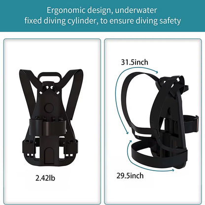 2.3L Portable Scuba Tanks,Dot Certified Diving Gear for Underwater 25-35 Minutes of Diving ,Bacup Air Tanks,Diving Air Ta