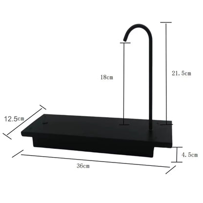 IGT Elektrischer Wasserspender für Camping – IGT 3000 mAh Wasserdichte Wasserpumpe mit Aluminium-Tischeinheit und Zubehör