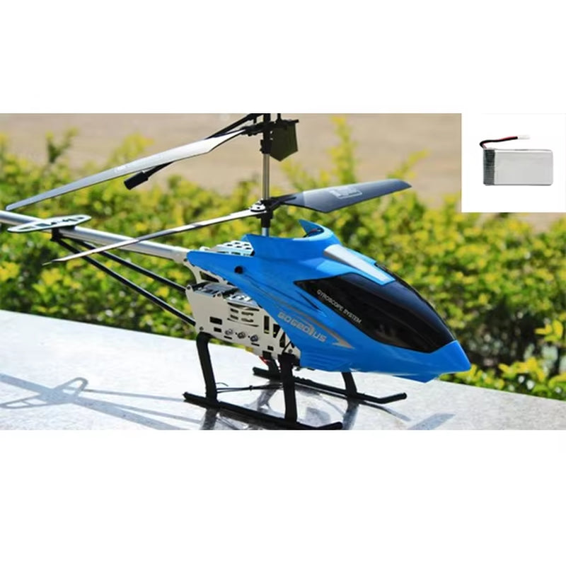 Remote Control RC Helicopter - Durable 80cm Outdoor Drone Toy for Kids, 3.5CH Large Aircraft Model