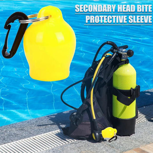 Snorkel Regulator Mouthpiece Cover Scuba Dive Holder W/ Clip