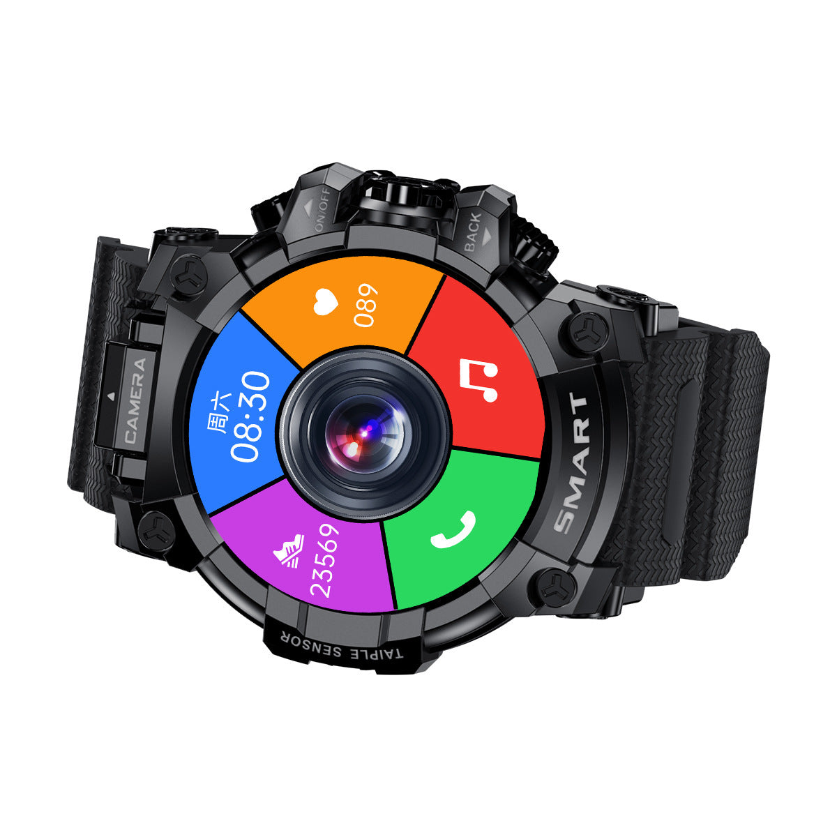 Dynamische FlipCam-Smartwatch für abenteuerlustige Seelen