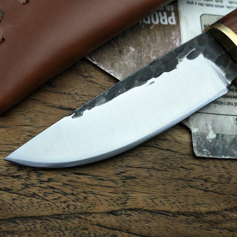 Unleash Adventure: Mahogany Survival Knife