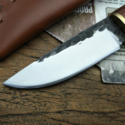 Unleash Adventure: Mahogany Survival Knife