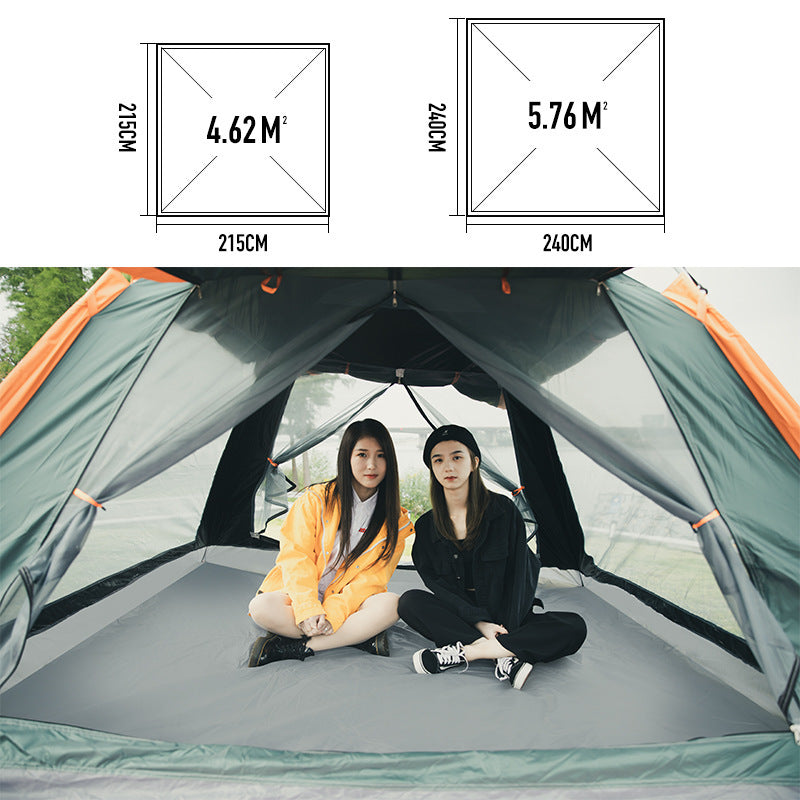Ultimate Adventure Auto-Setup Tent: Rain & Windproof