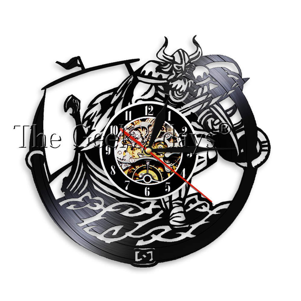Warrior's Ancient Vinyl Timepiece - Bold & Unique!