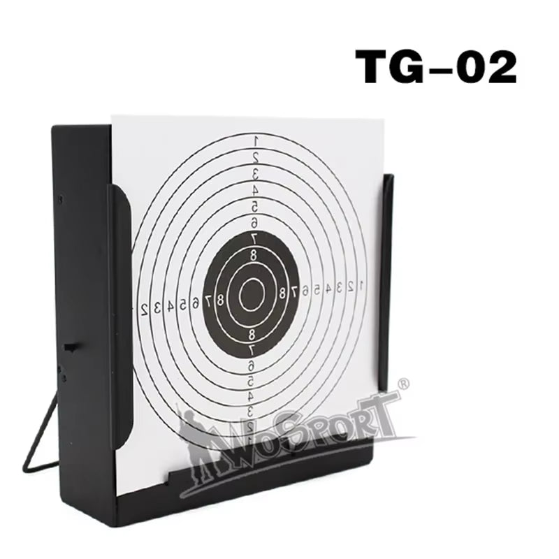 100PCS Hunting Shooting Training Target Paper Slingshot Pistol Rifle Shooting Target Indoor Outdoor Practice Accessories 14X14Cm