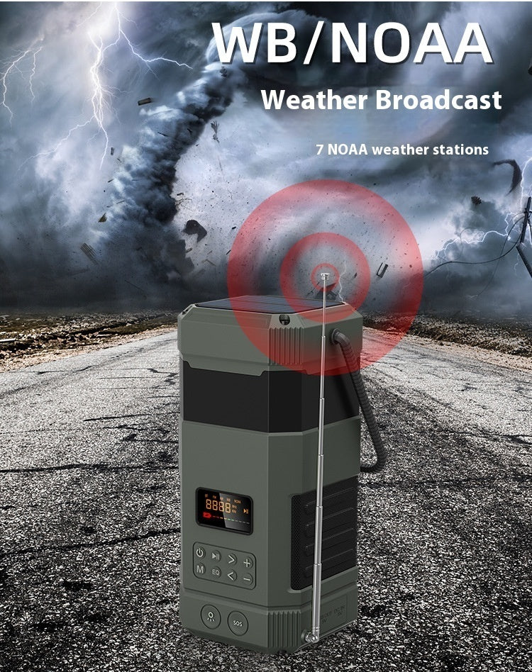 Adventure-Ready Solar Radio & Speaker Lantern
