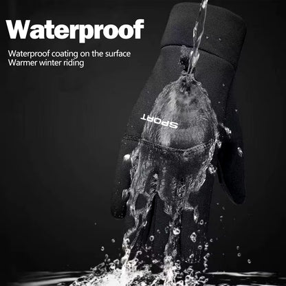 Winter Outdoor Sports Running Glove Warm Touch Screen Gym Fitness Full Finger Gloves for Men Women Knitted Magic Gloves