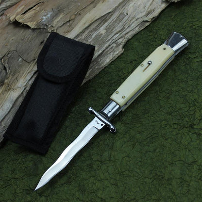 Navaja plegable de acero inoxidable lista para la aventura