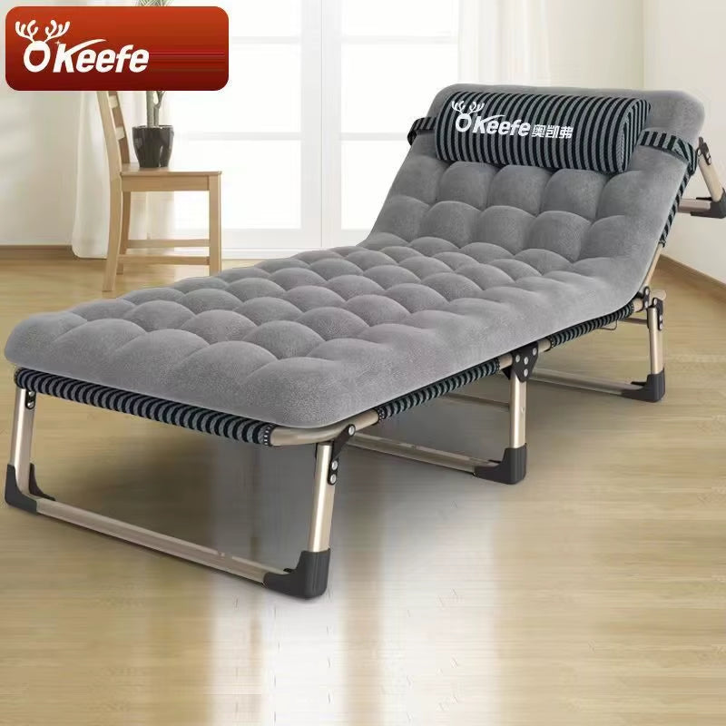 Portable Ultralight Folding Camping Bed for Single Person - Ideal for Hiking and Outdoor Use
