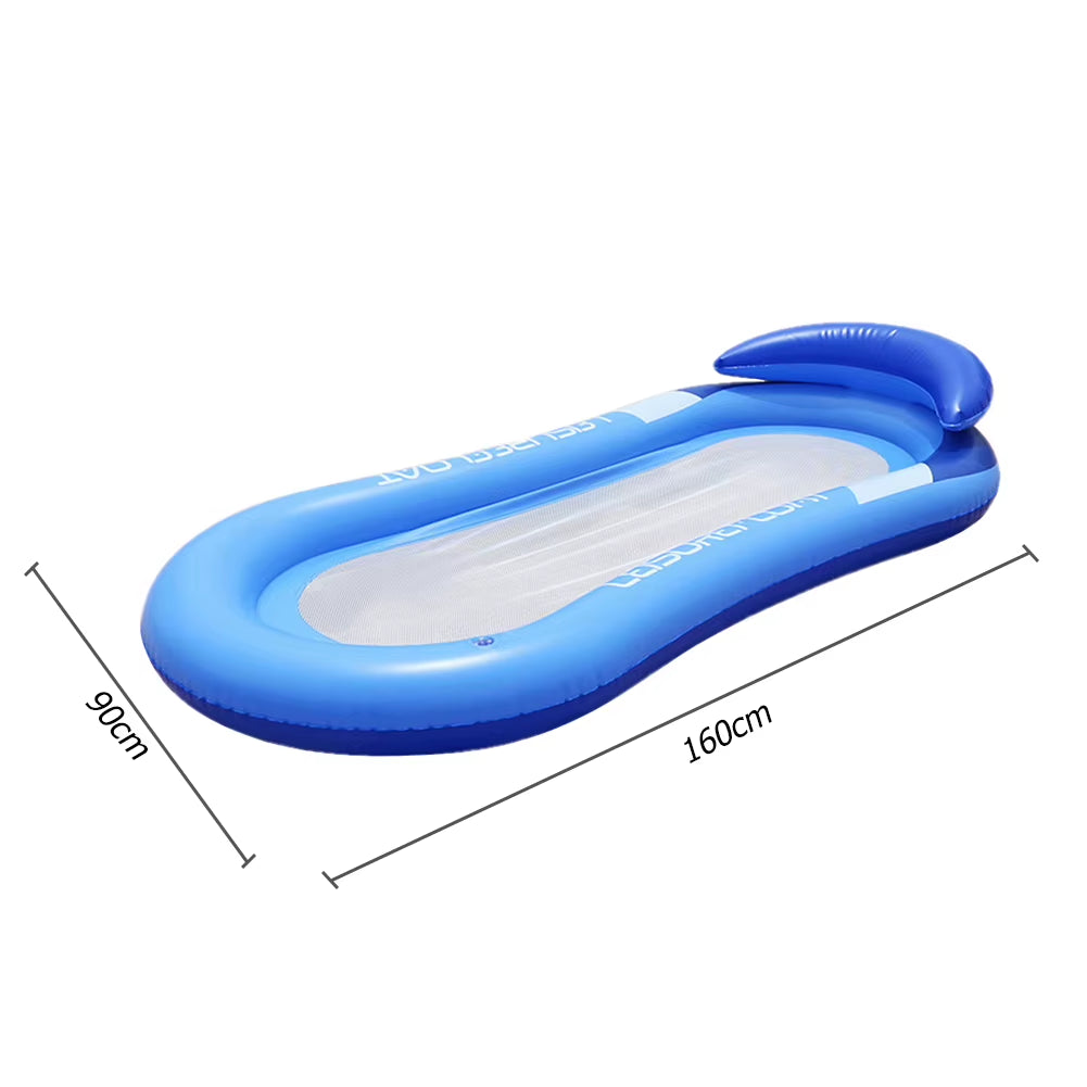 2024 Inflatable Outdoor Foldable Water Hammock and Floating Swimming Pool Mattress for Beach and Recreation Activities
