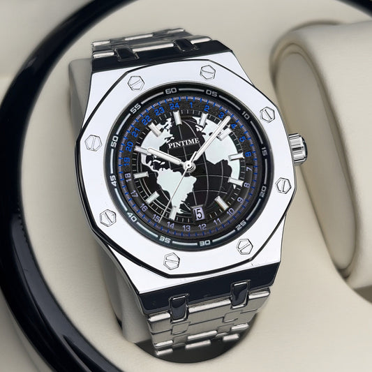 Adventure-Ready Waterproof Steel Watch