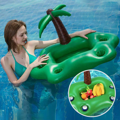 Inflatable PVC Beach Toy and Serving Bar for Pool and Salad Ice Tray