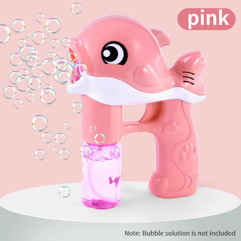 Whale Handheld Fully Automatic Bubble Gun Bubble Blower Summer Toys Indoor and Outdoor Must-Have Toys Easter Birthday Party