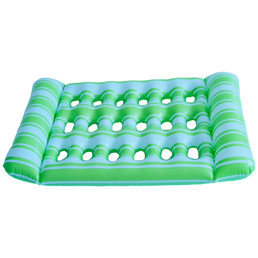 Inflatable PVC Water Sleeping Bed - Foldable Floating Lounger and Air Mattress for Swimming Pools and Outdoor Use