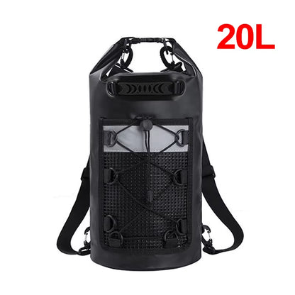 Swimming PVC Pack Dry Bag Backpack for Women Men 10L 20L Waterproof Shoulder Kayak Trekking Drifting Rafting Surfing Boating Bag