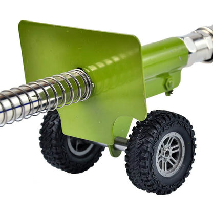 Heavy-Duty Metal Alloy Miniature Artillery Figurine and Launcher Statue