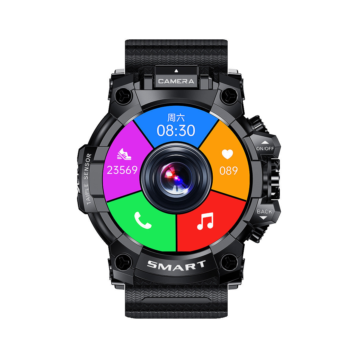 Dynamische FlipCam-Smartwatch für abenteuerlustige Seelen