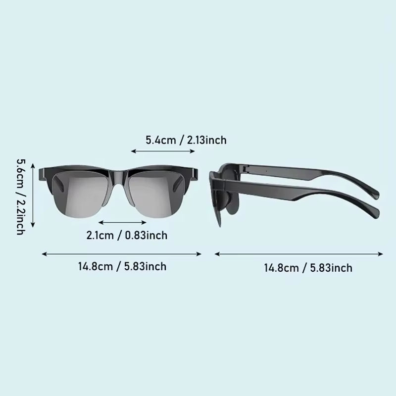 Xiaomi  Smart Sunglasses with Bluetooth Connectivity, Hi-Fi Audio, and UV Protection for Outdoor Sports - Waterproof Design for Men and Women