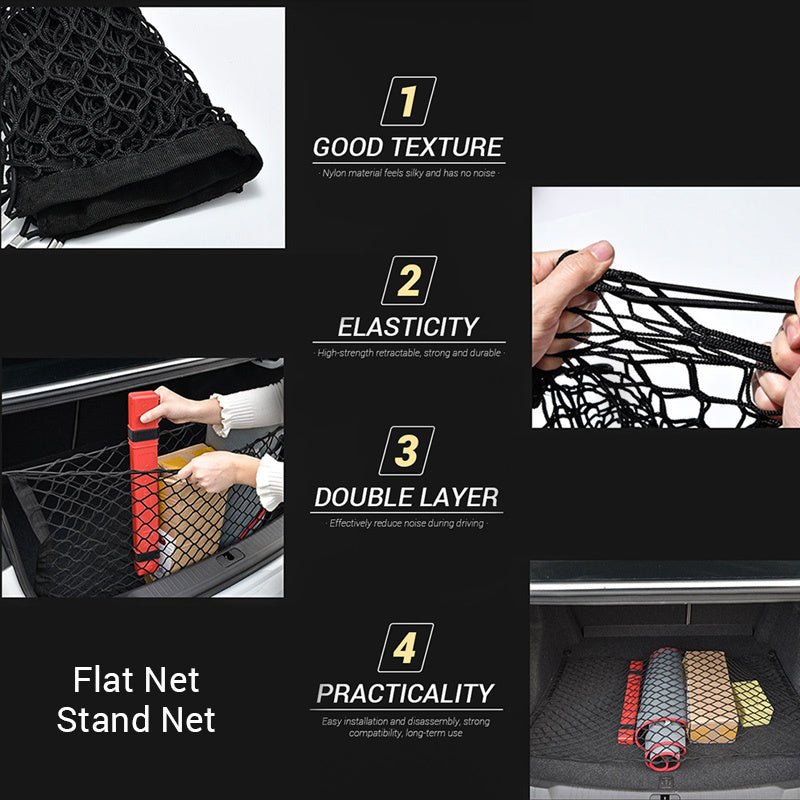 Revolutionize Your Trunk with Elastic Storage Nets!