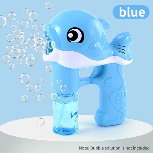 Whale Handheld Fully Automatic Bubble Gun Bubble Blower Summer Toys Indoor and Outdoor Must-Have Toys Easter Birthday Party