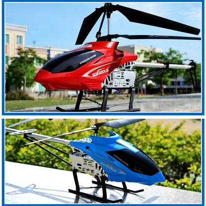 Remote Control RC Helicopter - Durable 80cm Outdoor Drone Toy for Kids, 3.5CH Large Aircraft Model