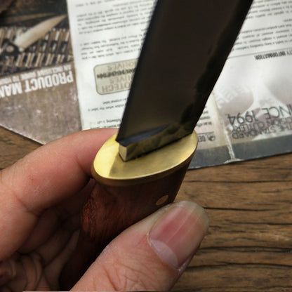 Unleash Adventure: Mahogany Survival Knife