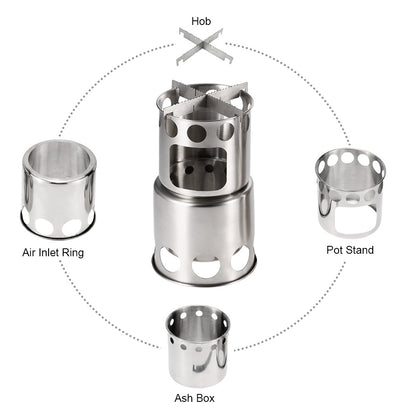 Unleash Adventure: Ultra-Versatile Camping Stove Set