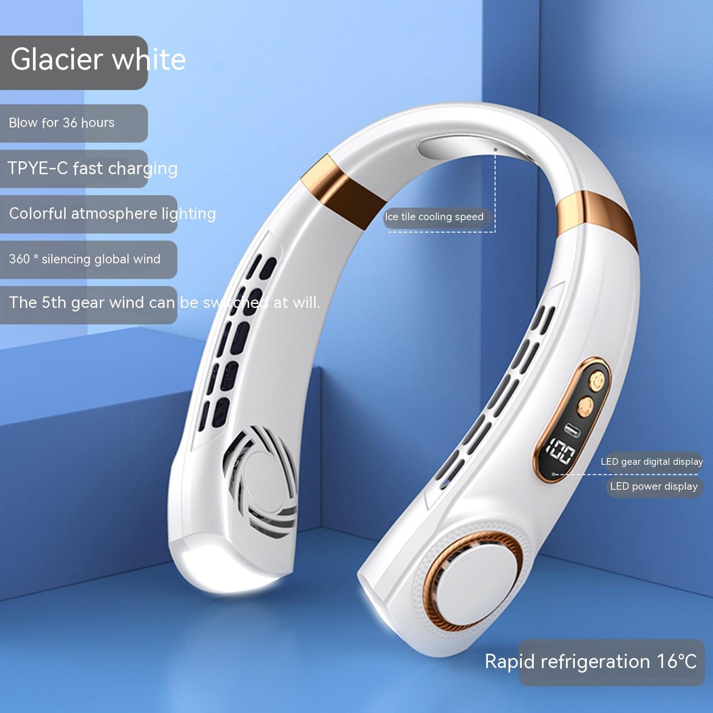 Revolutionary Whisper-Quiet Neck Fan